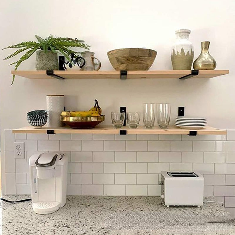 Iron Wall Triangle Bracket Wall Rack Divider Shelf Holder