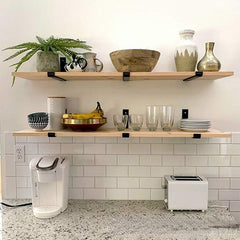 Iron Wall Triangle Bracket Wall Rack Divider Shelf Holder