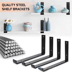 Iron Wall Triangle Bracket Wall Rack Divider Shelf Holder