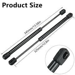 2packs 160N Gas Struts Stainless Steel Lift Support 12.8inch Gas Prop Spring