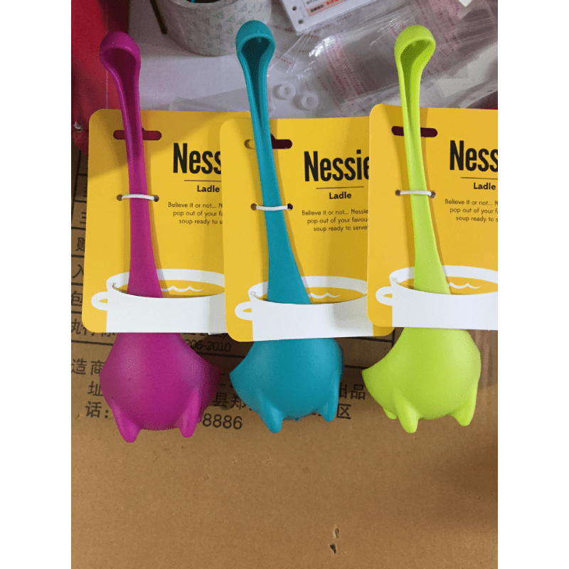 Loch Ness Monster Soup Spoon Long Handle Standing Spoon Kitchen Items