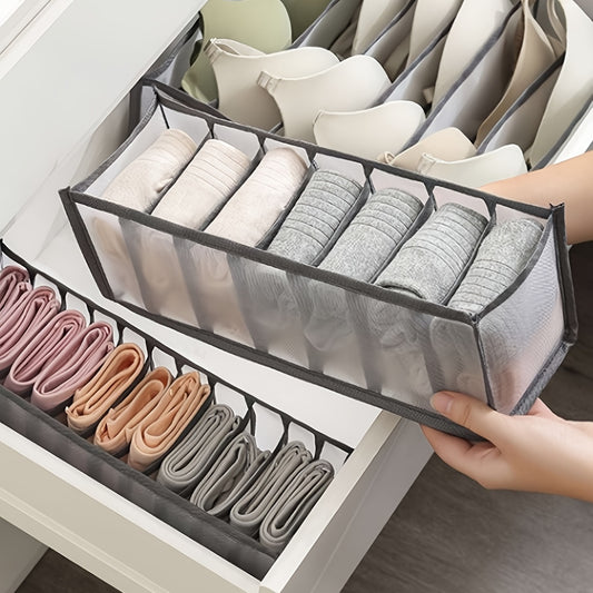 Underwear Storage Boxes Fabric Clothes Organizer Drawers Dividers