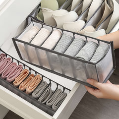 Underwear Storage Boxes Fabric Clothes Organizer Drawers Dividers