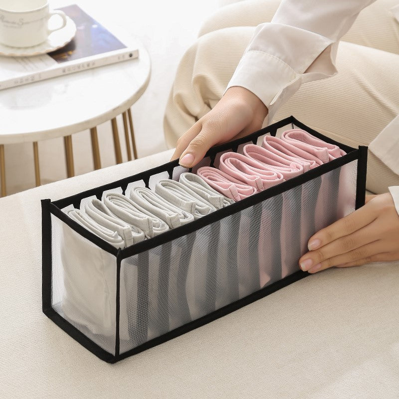 Underwear Storage Boxes Fabric Clothes Organizer Drawers Dividers