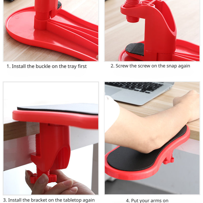 2pcs PC Desk Hand Tray Home Desk Rotatable Arm Rest
