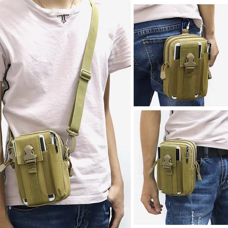 Camouflage Mobile Phone Belt Bag Waterproof