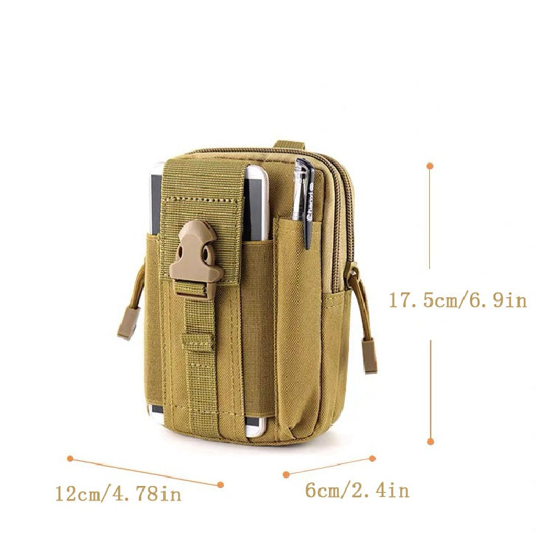 Camouflage Mobile Phone Belt Bag Waterproof