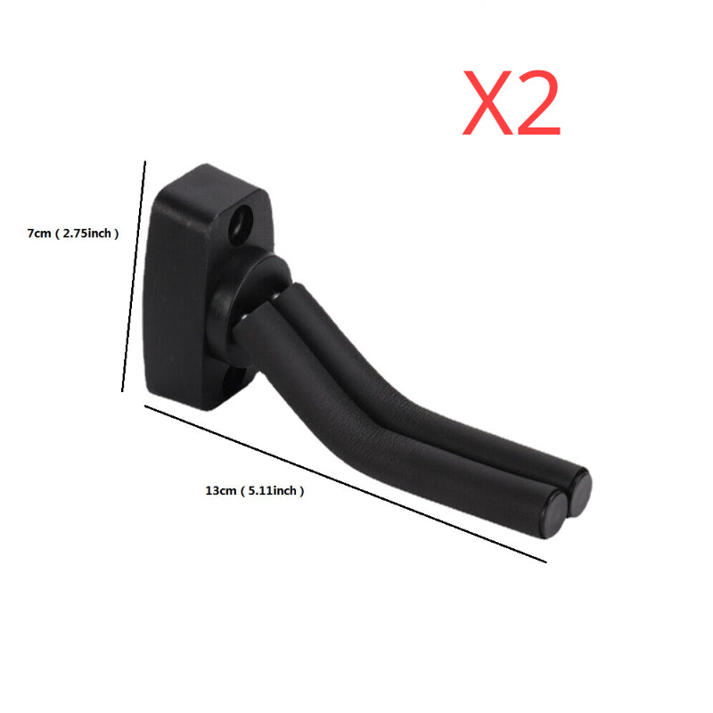 Adjustable Guitar Hanger Wall Mount Display Hook Holder Clips