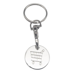 Supermarket Shopping Cart Keychain Car Wallet Key Ring Token