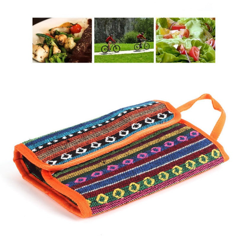 Portable Outdoor Tableware Storage Bag for Picnic