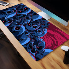 Halloween Skeletons Mouse Pad Long Non slip Waterproof Mouse Pad