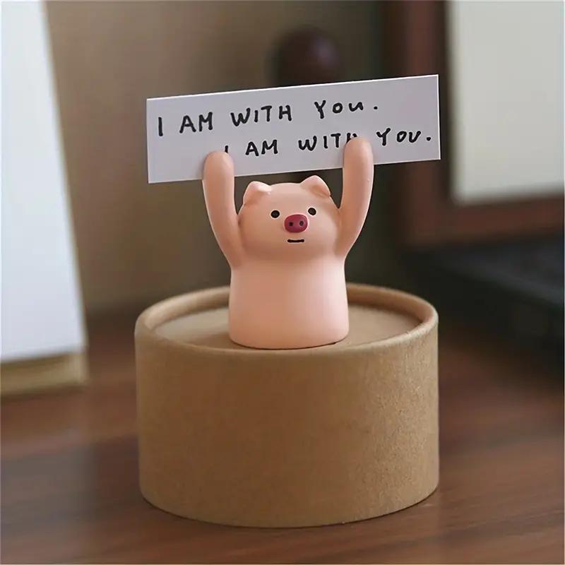 Japanese Cartoon Card Lifting Animal Sticky Note Clip