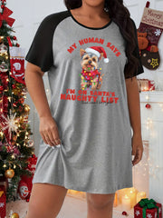  Christmas Nightdress Women's Tee Sleep Dress