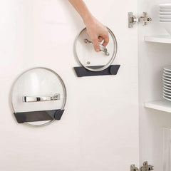 Pot Lid Organizer 4pcs for Cabinet Door Cupboard