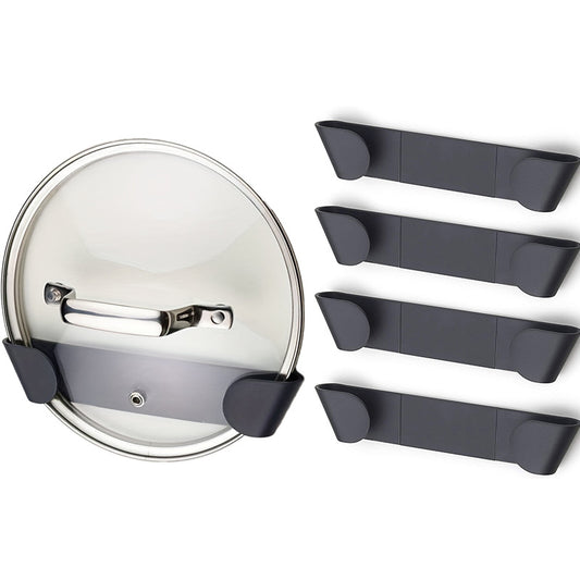 Pot Lid Organizer 4pcs for Cabinet Door Cupboard