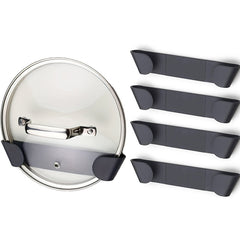 Pot Lid Organizer 4pcs for Cabinet Door Cupboard