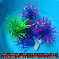 Plastic Aquarium Plant Decoration Fish Tank Ornament