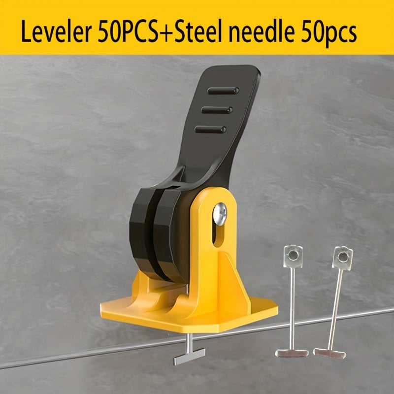 50pcs Tile Spacers Leveling System Kit Floor Installation Set