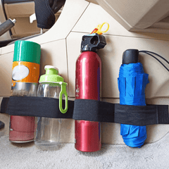 4pcs Car Trunk Storage Fixing Belt Strap Organizer