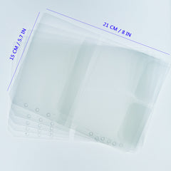 5pcs Stencil Storage Binder, Stamp Storage Folder