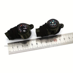 3-in-1 Survival Whistle Compass Thermometer