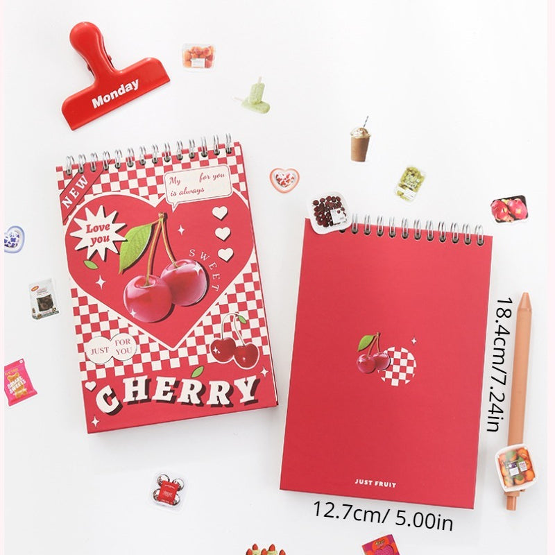 Vintage Fruit Series Coil Book Time Management Planner