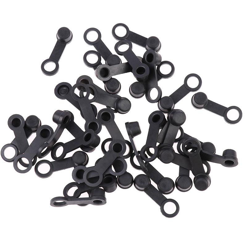 10pcs Car Brake Pump Dust Cap Drain Screw Cap Brake Caliper Sealing Nipple