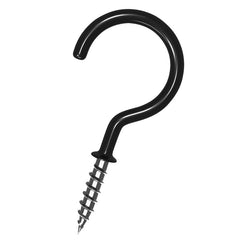 10pcs Vinyl Coated Ceiling Hooks Heavy Duty Screw Cup Hooks