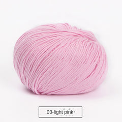 100m Colored Organic Cotton Yarn 50g