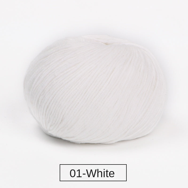 100m Colored Organic Cotton Yarn 50g