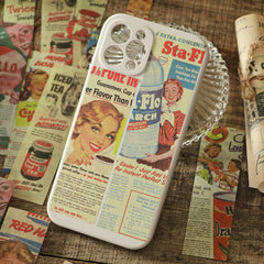Retro Journal Collage Sticker Pack, 40pcs