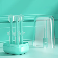 3pcs Silicone Toothbrush Set for Dogs Cats Dental Care