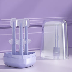 3pcs Silicone Toothbrush Set for Dogs Cats Dental Care