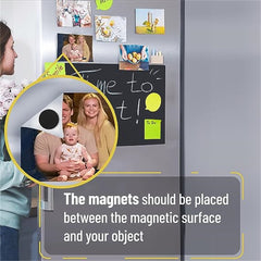 20pcs Magnetic Dots Self Adhesive Magnet Circles Flexible Sticky Magnets