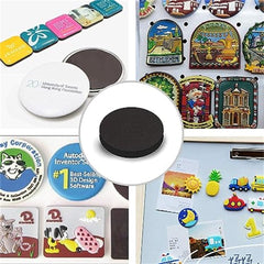 20pcs Magnetic Dots Self Adhesive Magnet Circles Flexible Sticky Magnets