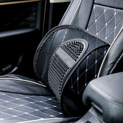 Car Lumbar Support Mesh Back Elastic Strap Mesh Back Lumbar Support