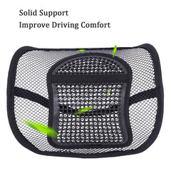 Car Lumbar Support Mesh Back Elastic Strap Mesh Back Lumbar Support