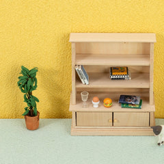 1 12 Dollhouse Bookcase Locker Storage Cabinet Rack Furniture DecorToy
