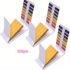 3 Packs PH 1-14 Test Paper Extensive Litmus Test Paper 240pcs with Storage Case