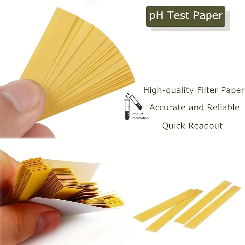 3 Packs PH 1-14 Test Paper Extensive Litmus Test Paper 240pcs with Storage Case