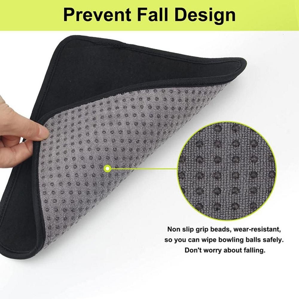 Bowling Ball Cleaning Towel Non Slip Bowling Cleaning Tools