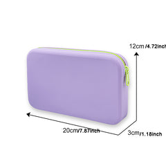 Silicone Cosmetic Storage Bag Large Capacity Travel Makeup Brush Holder