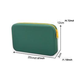 Silicone Cosmetic Storage Bag Large Capacity Travel Makeup Brush Holder