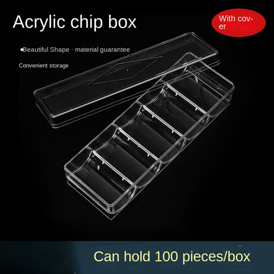 100 Chip Storage Box Coin Holder