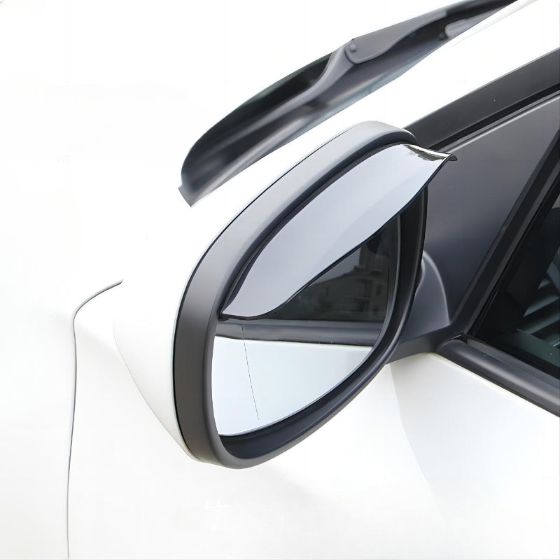 2pcs Car Rearview Mirror Rain Shield Rain Brow Reverse Reflector
