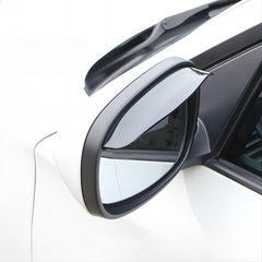 2pcs Car Rearview Mirror Rain Shield Rain Brow Reverse Reflector