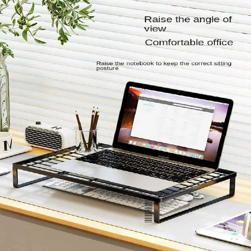 Desktop Computer Riser Laptop Stand Grill