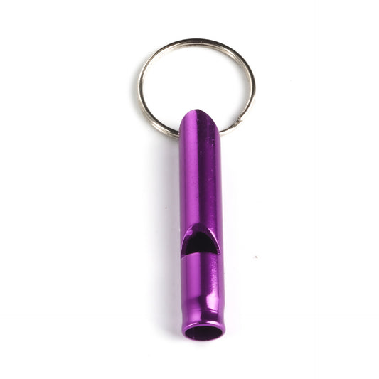 Mini Aluminum Alloy Survival Whistle for Outdoor Hiking Camping