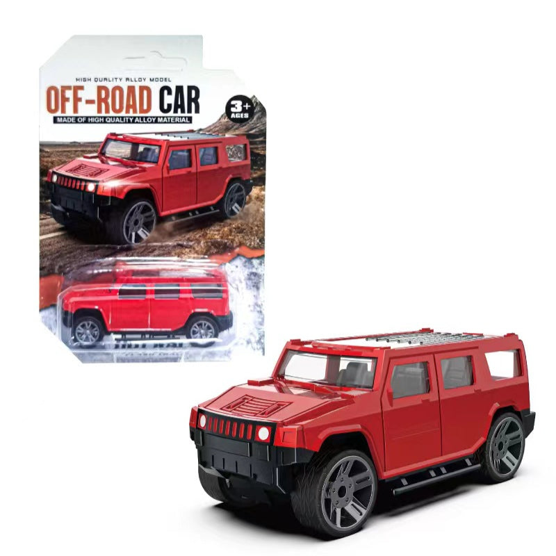 64 Children's Pull Back Alloy Toy Car Off road Vehicle Boy Car Model