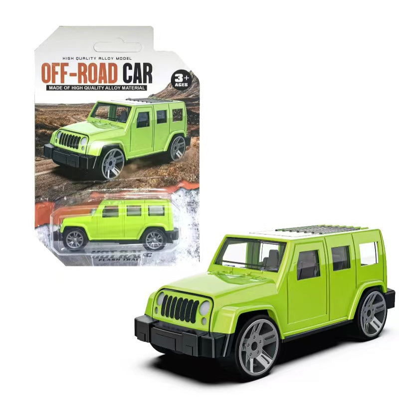 64 Children's Pull Back Alloy Toy Car Off road Vehicle Boy Car Model